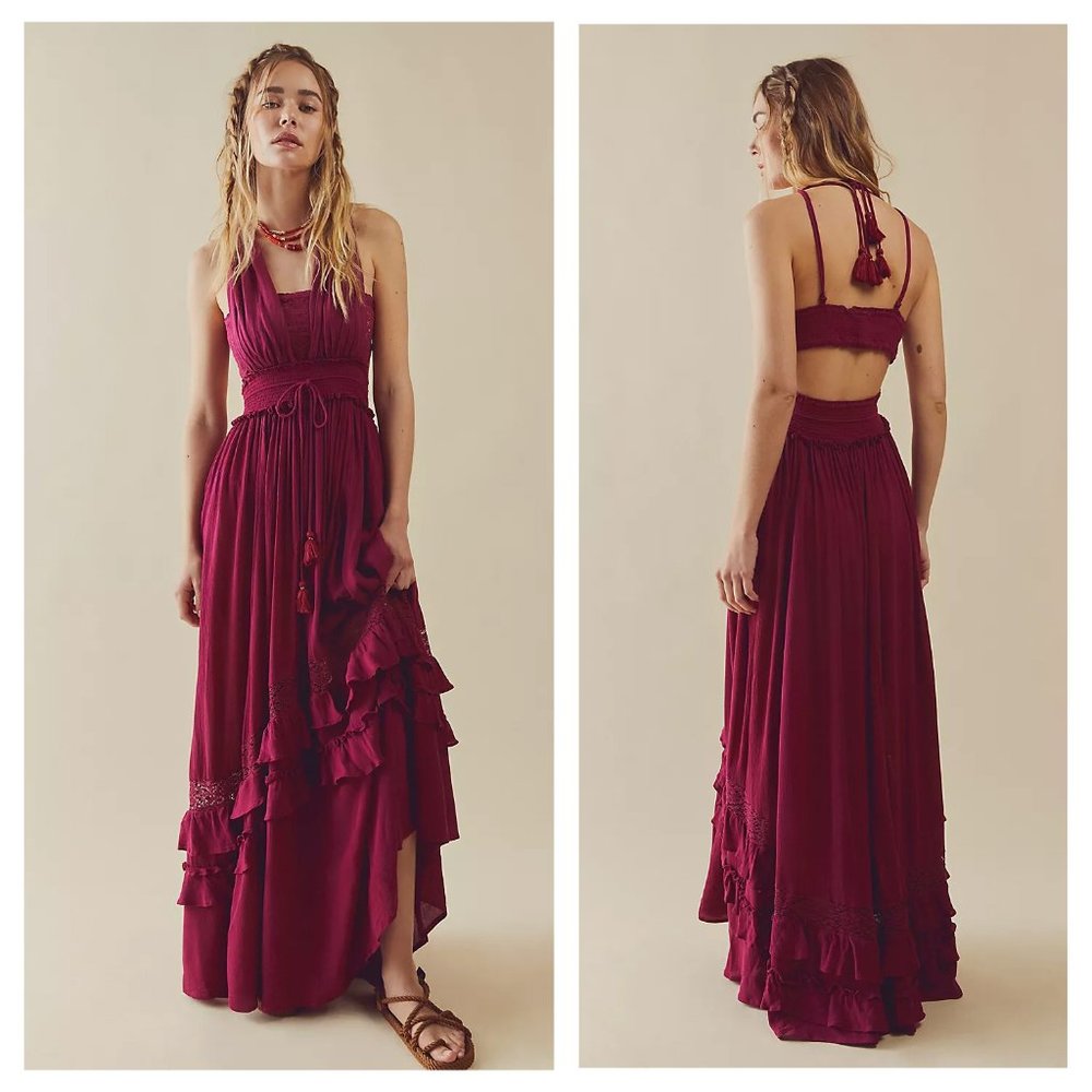 Free People NWT Santa Maria Maxi Dress Endless Summer - Picture 1 of 7